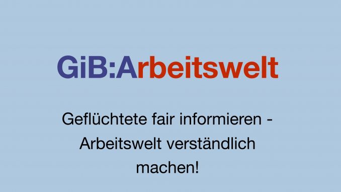 GiBArbeitswelt Flyer